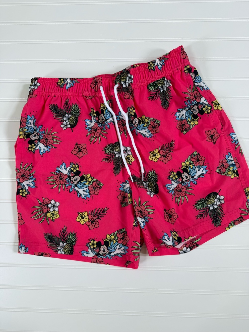 Disney Pink Tropical Mickey Swim Shorts